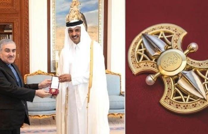 أمير قطر أهدى 184 حجر ماس وياقوت لسفير إيران بالدوحة