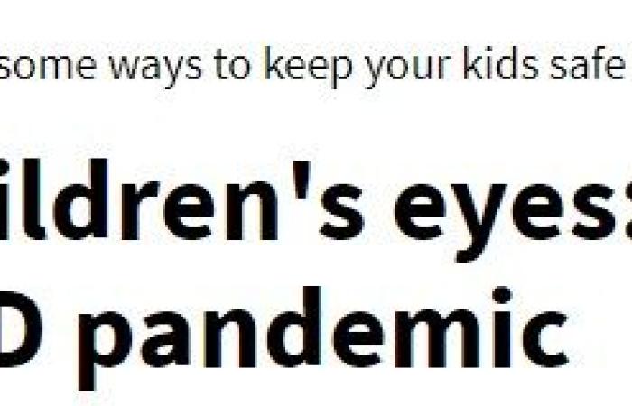 كيف تحمى عيون طفلك من خطر معقمات اليدين فى زمن الكورونا؟