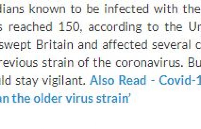 خطة الهند للحد من انتشار السلالة البريطانية الجديدة لفيروس كورونا