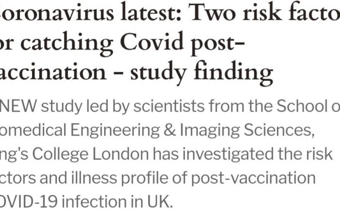 دراسة بريطانية: كبار السن فوق الـ60 عاما أكثر عرضة للإصابة بكورونا بعد التطعيم