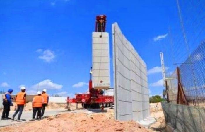 جدار أمني جديد تبنيه إسرائيل بطول 45 كلم وارتفاع 9 أمتار 