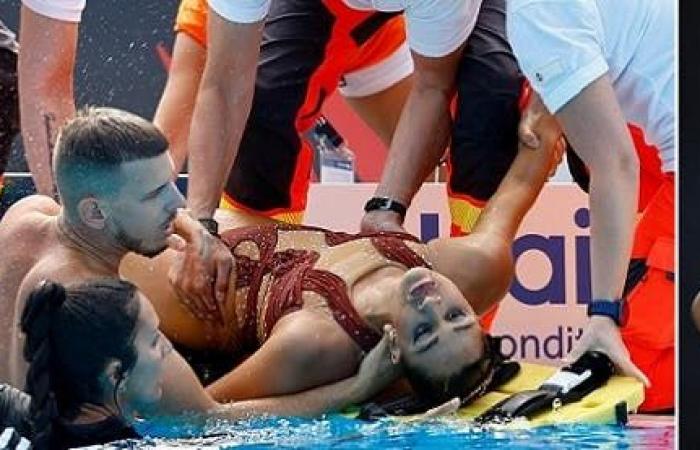 شاهد إحدى أروع عمليات الإنقاذ لسبّاحة أغمي عليها تحت الماء