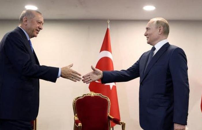 أردوغان لبوتين: يجب إخلاء شمال سوريا من مسلحي الأكراد