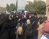 شاهد.. جامعيات بصنعاء يتظاهرن احتجاجا على انتهاكات الحوثي