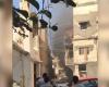 حريق في معمل دهانات في منطقة الاوزاعي وسيارات الإطفاء هرعت إلى المكان (فيديو)