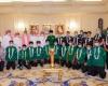 عبدالعزيز الفيصل يستقبل بطل كأس العرب للشباب